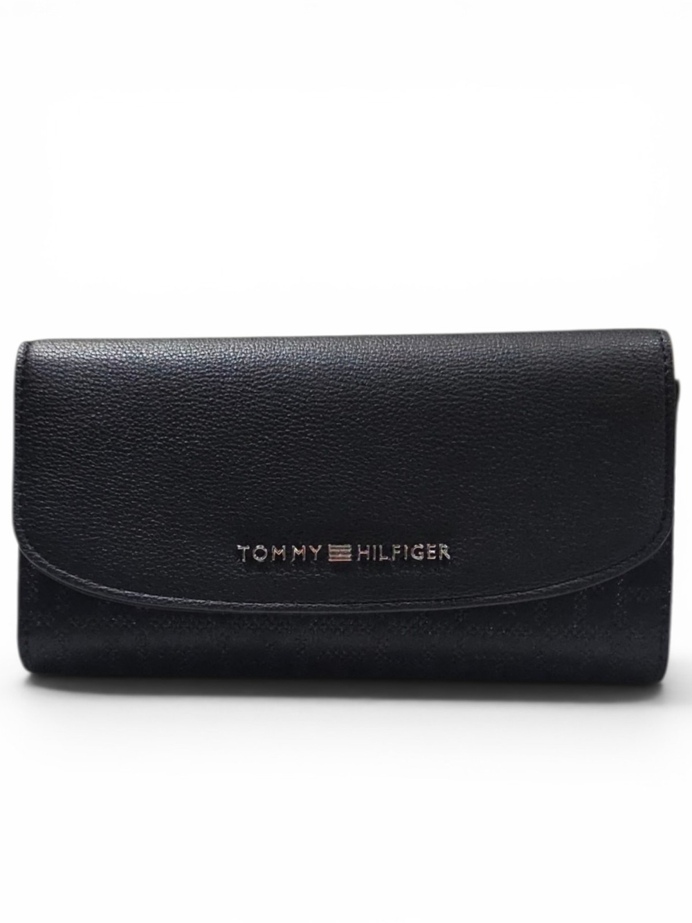 Tommy Hilfiger Black Leather Continental Wallet